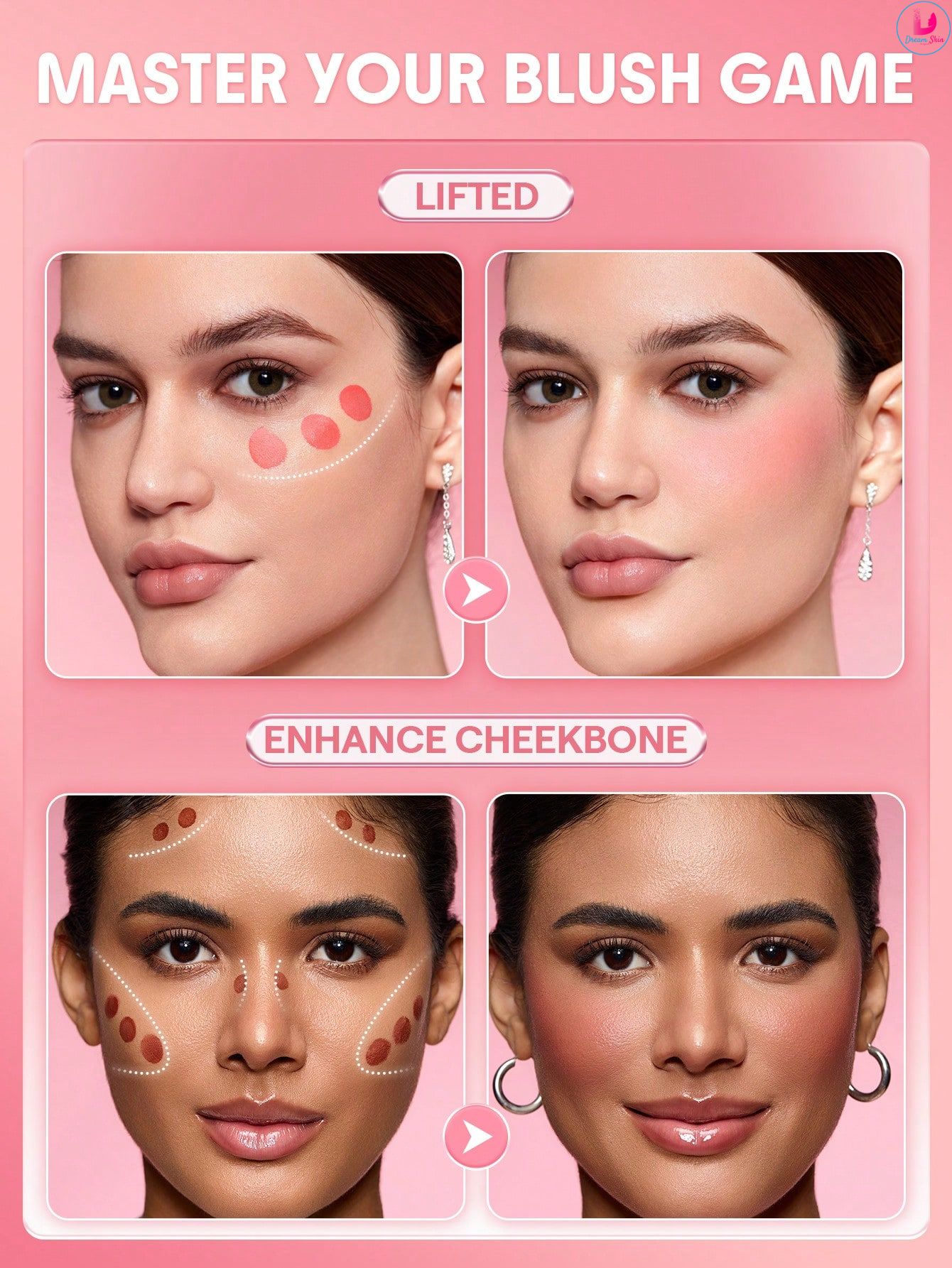 Sheglam Color Bloom Liquid Blush Matte Finish [#Swip Right]